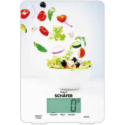Schäfer Küchenwaage »Digitale Küchenwaage Salat Design«