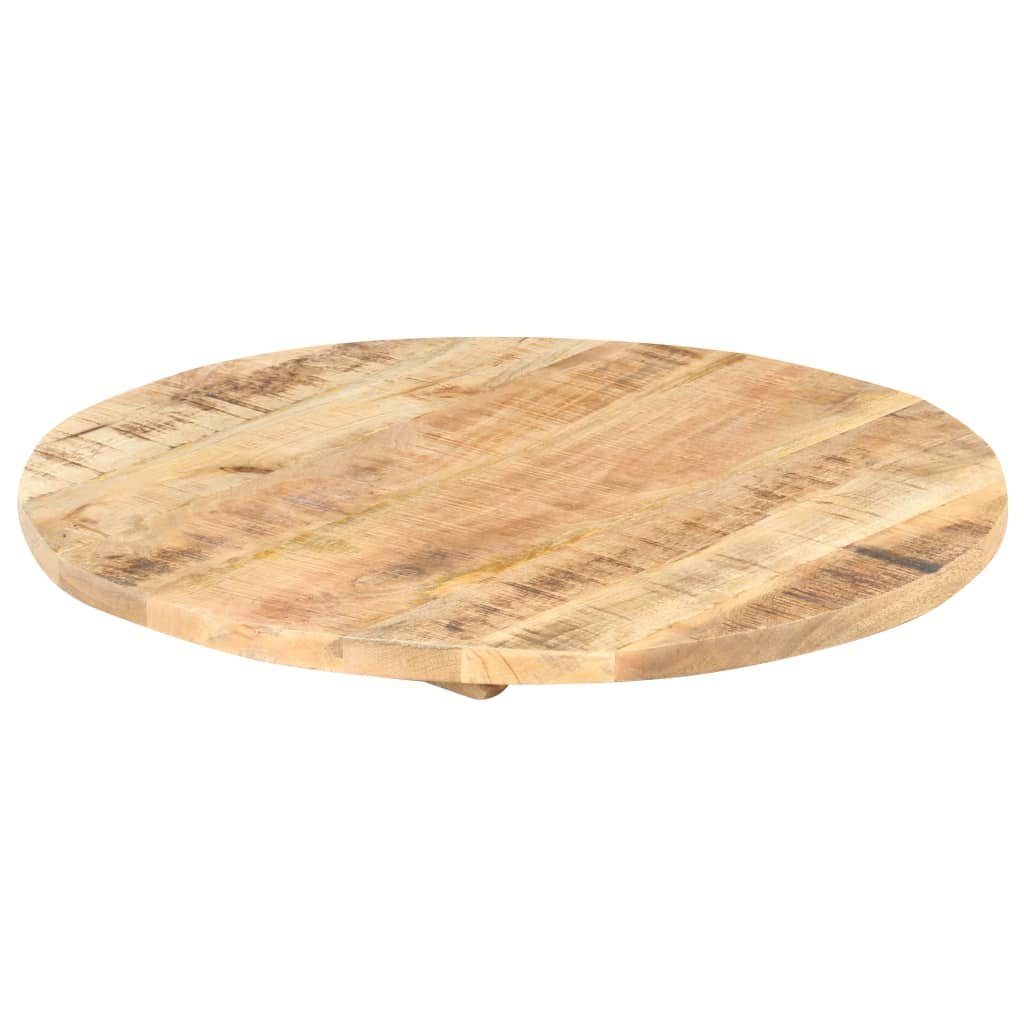 furnicato Tischplatte Massivholz Mango Rund mm cm 40 25-27 (1 St)