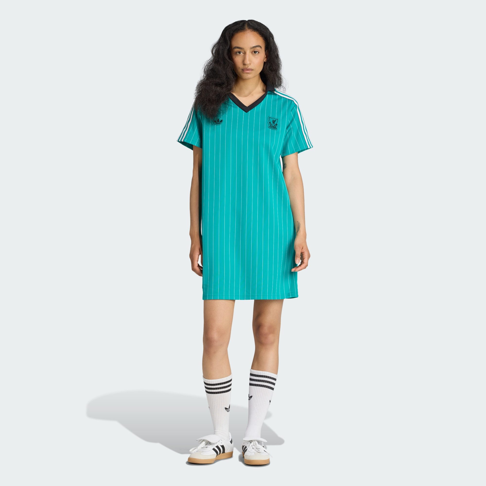 adidas Originals Midikleid FC LIVERPOOL TERRACE ICONS KLEID (1-tlg)