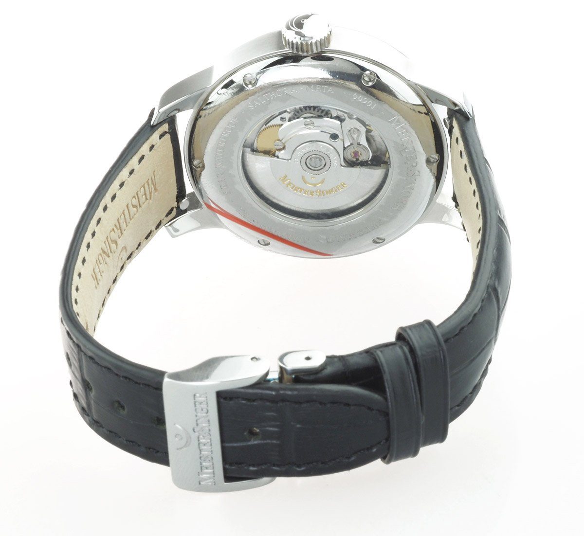 Uhr Einzeiger SALTHORA Einzeiger SAM907 Swiss META Uhr Herren Automatikuhr 43MM, Meistersinger Uhr Made