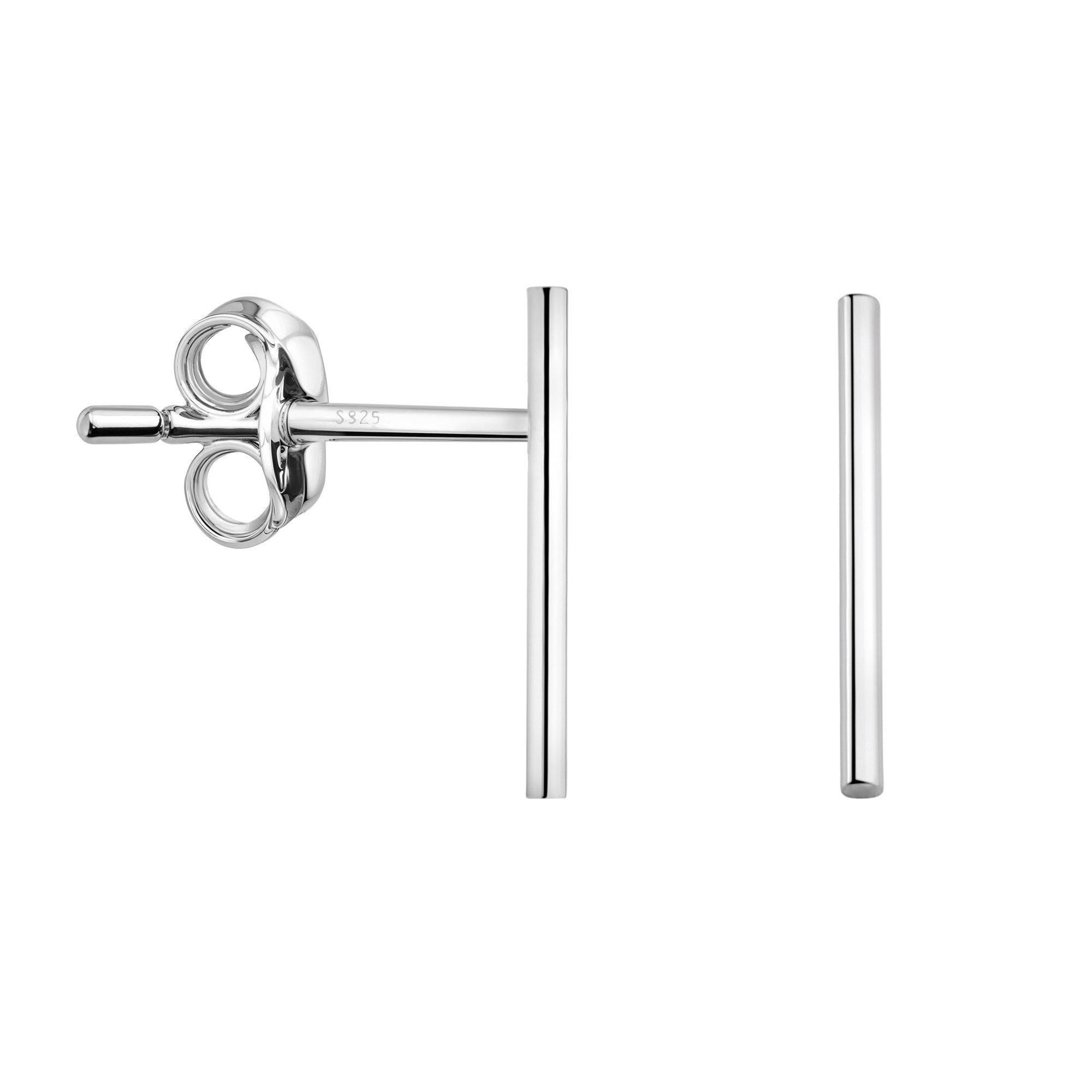 Damenschmuck Ohrringe 925 Silber Stab-Ohrstecker – Vergoldet, Nickelfrei & In Geschenkbox