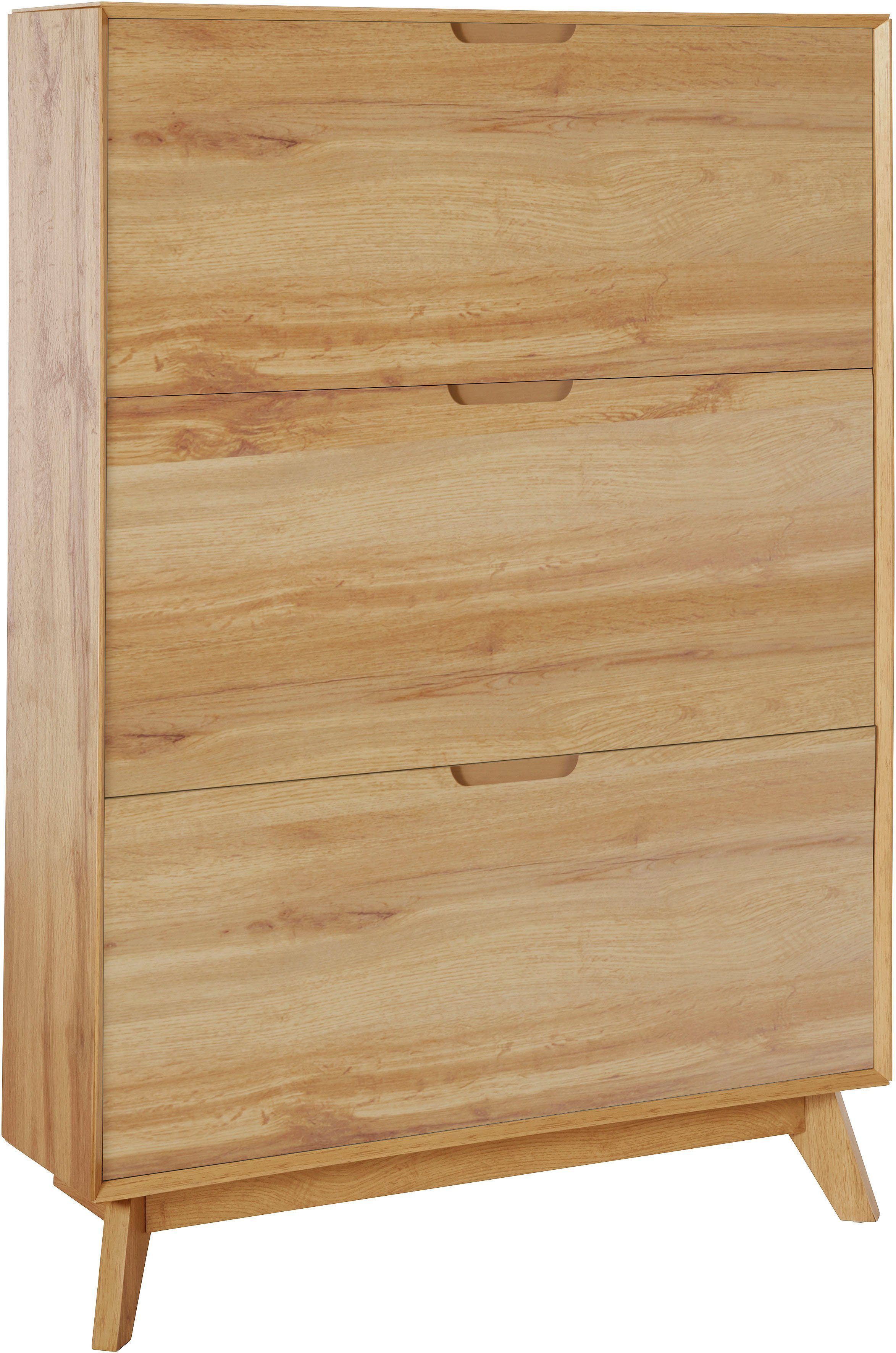 andas Schuhschrank "Pandrup" mit 3 Klappen, ca. 8 Paar Schuhe pro Klappe, H günstig online kaufen