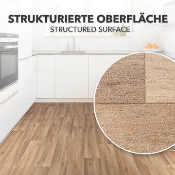 Karat Vinylboden CV-Belag Atlantic Silk Oak 973M, Nutzbar mit Fußbodenheizung