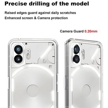 CoolGadget Handyhülle Transparent Ultra Slim Case für Nothing Phone 2 6,7 Zoll, Silikon Hülle Dünne Schutzhülle für Nothing Phone (2) Hülle