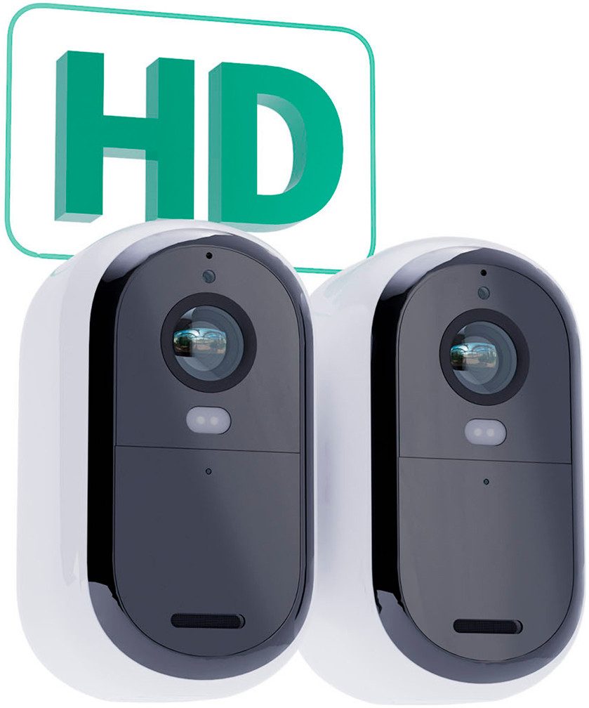 ARLO Überwachungskamera Essential Outdoor Camera 2er Pack (Außenbereich, Packung)