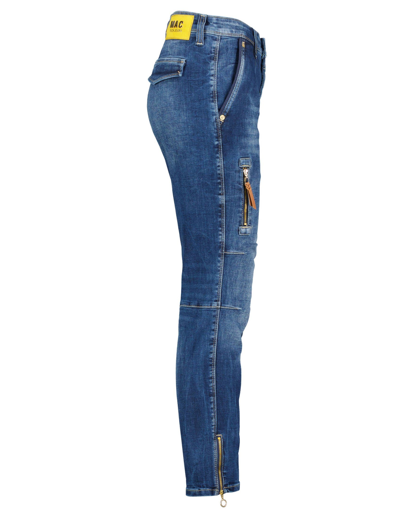Fit (1-tlg) MAC RICH Damen Relaxed Slim 5-Pocket-Jeans Cargojeans