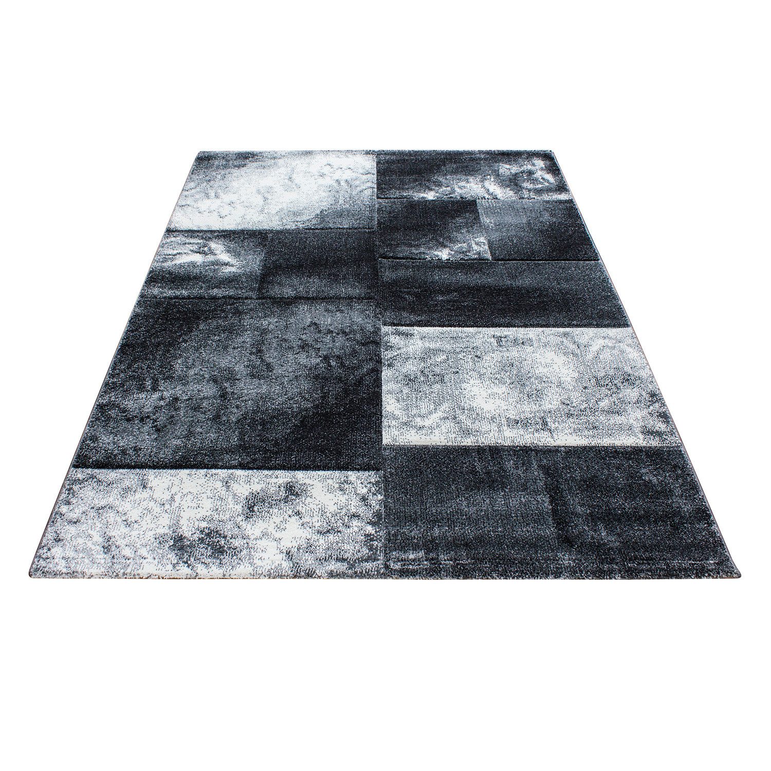 Carpettex Frisé-Teppich Kariert Design, Läufer, Höhe: günstig online kaufen