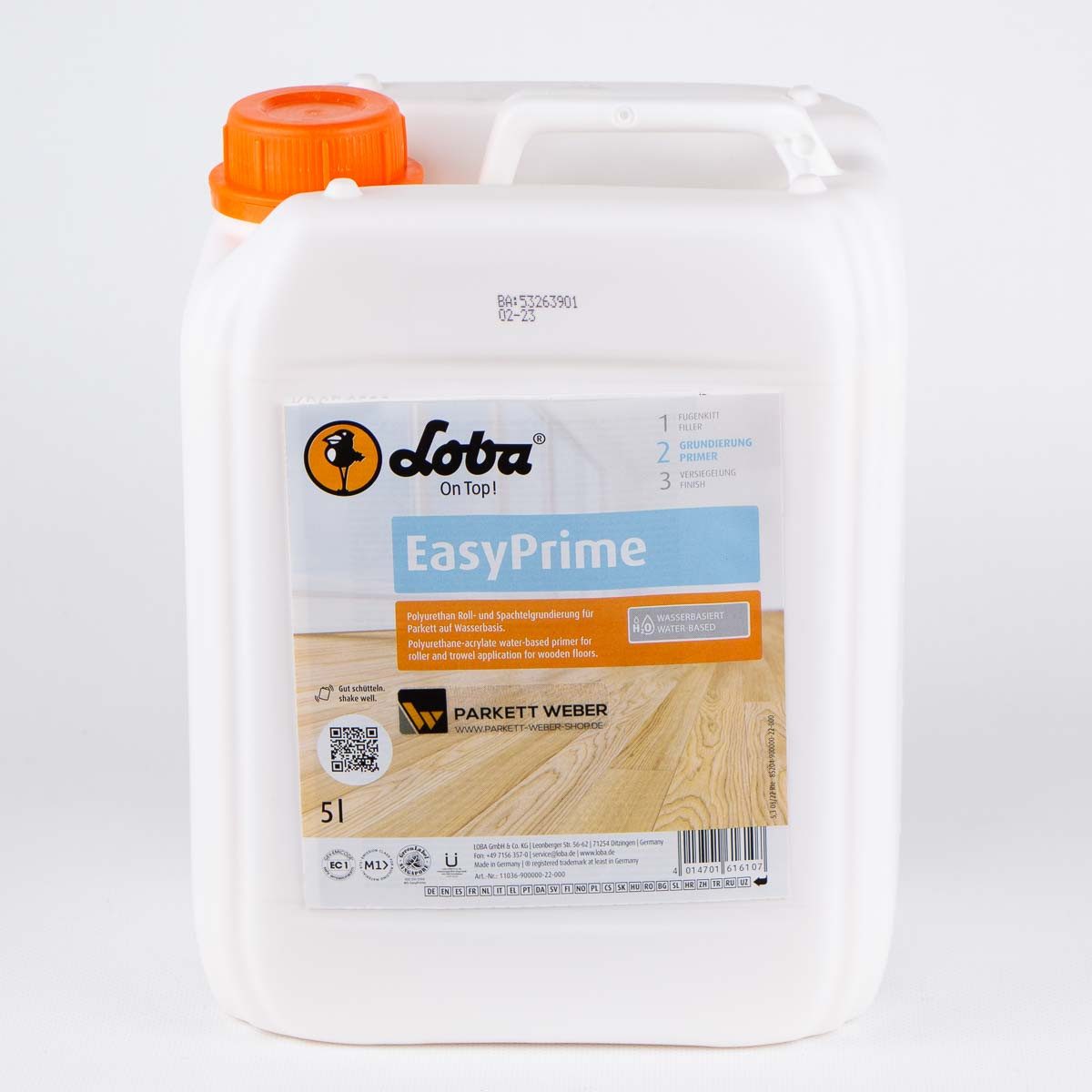 Loba Treppen- und Parkettlack Loba EasyPrime Grundierung 5 Liter