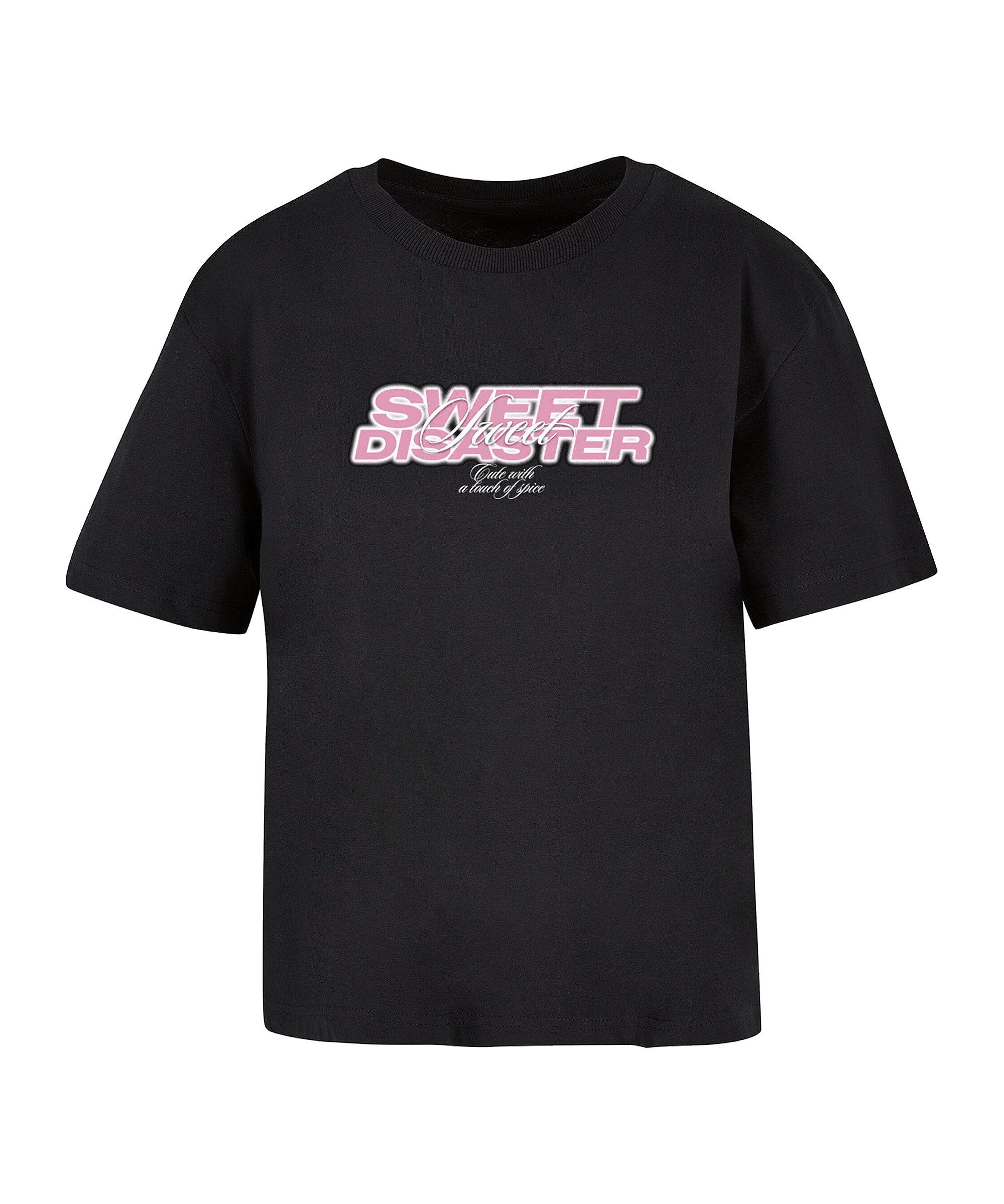 Mister Tee T-Shirt Mister Tee Sweet Disaster T-Shirt Damen Baumwolle