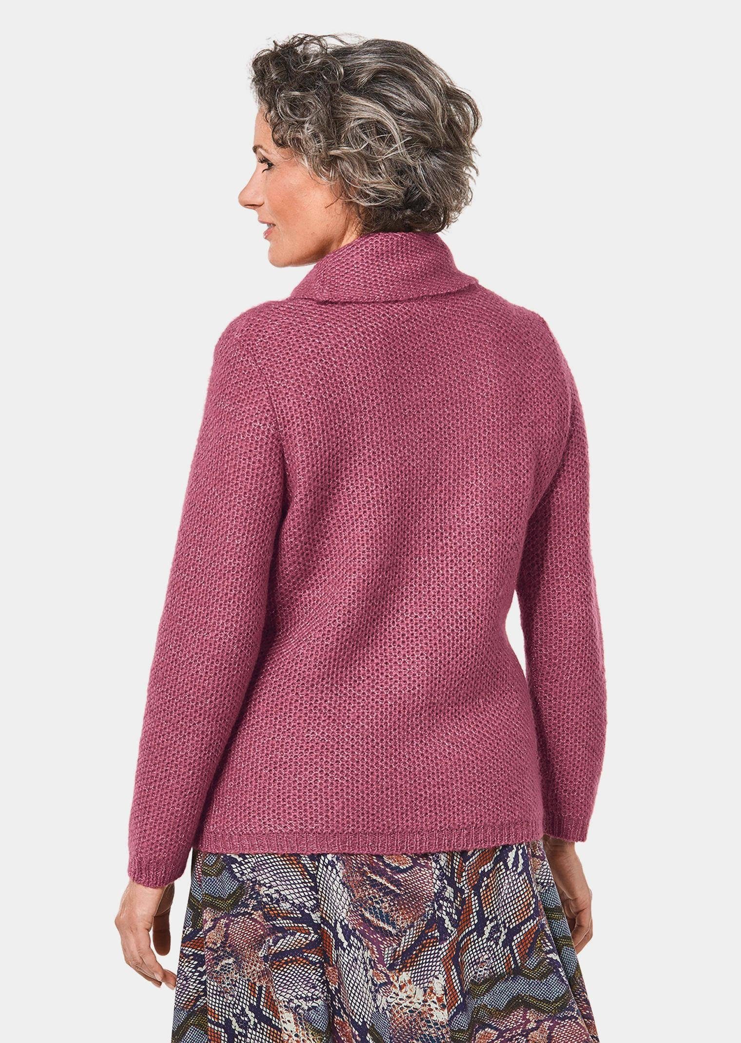 GOLDNER Strickpullover Strickpullover mit interessanter Struktur und Glitzergarn