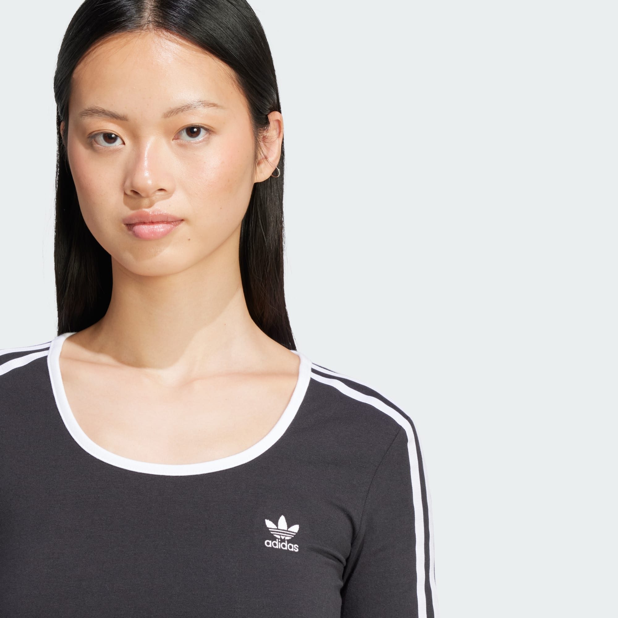 adidas Originals Langarmshirt ADICOLOR 3-STREIFEN CROP LONGSLEEVE (1-tlg)