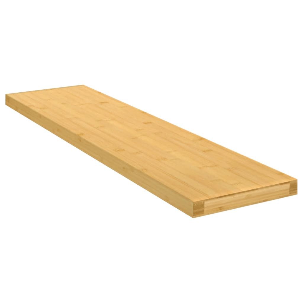 vidaXL Wandregal 80 x 20 x 25 cm Wandregal aus Bambus 80x20x2 5 cm praktisches und deko