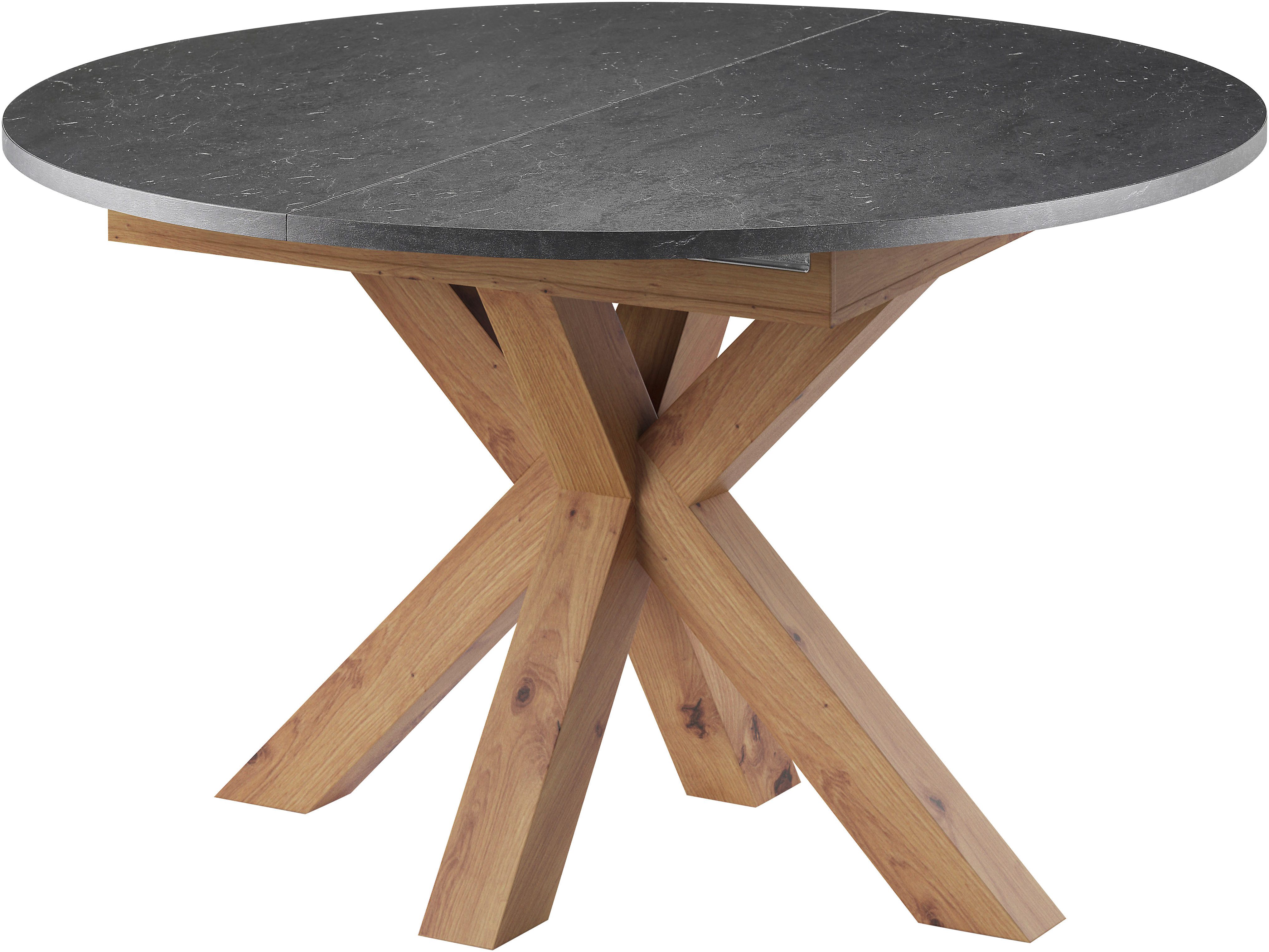 set one by Musterring Esstisch New Atlanta, mit runder Platte, ausziehbar, Stern-Fuß, Maße Ø130cm (170x130cm)