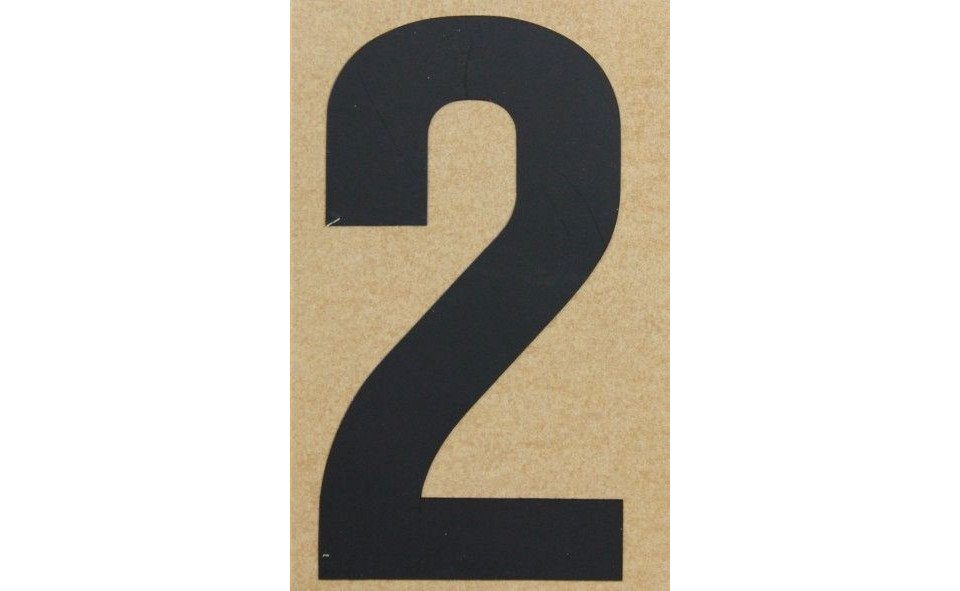 Aco Hausnummer Conacord Klebebuchstabe 65 x 100 mm