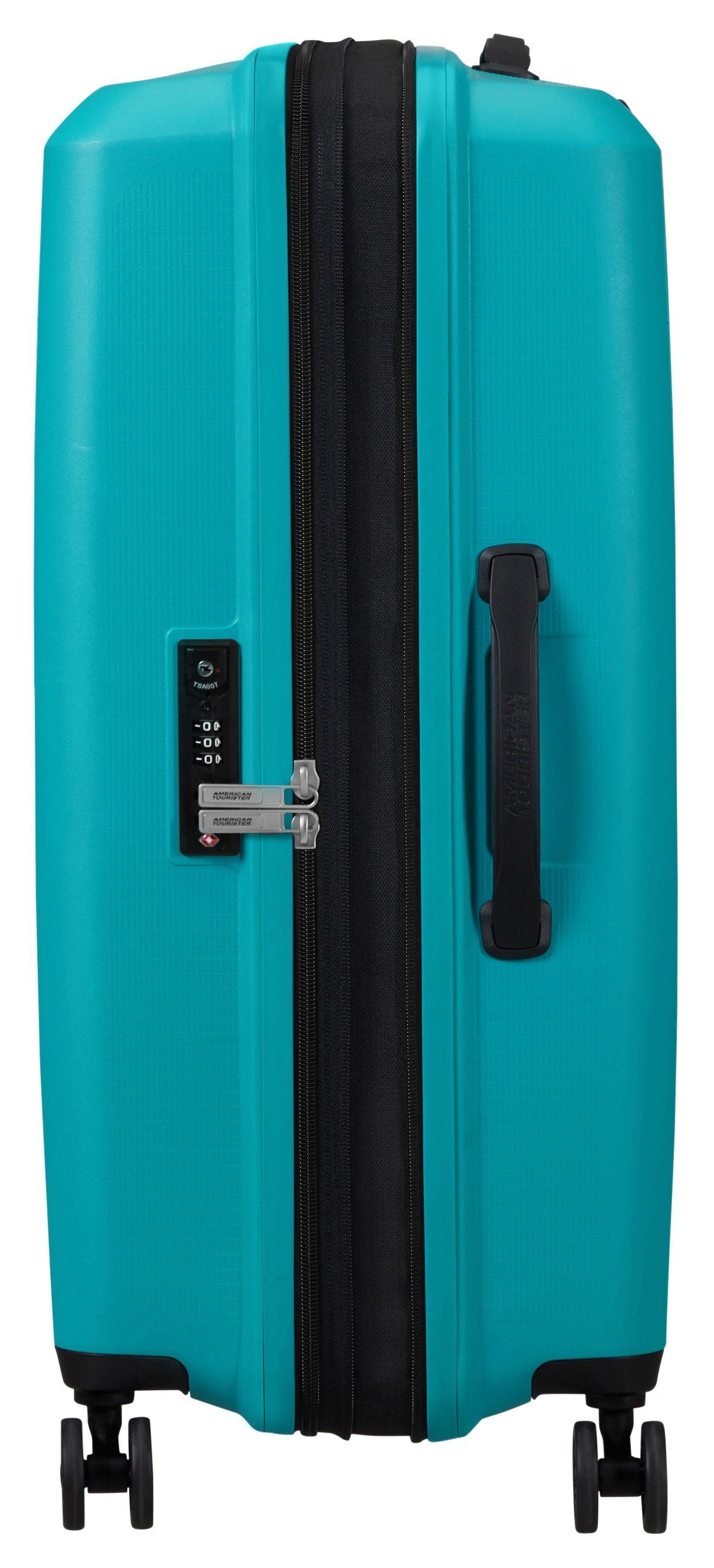 American Tourister® Koffer AEROSTEP Spinner 67 exp, Rollen tonic 4 turquoise