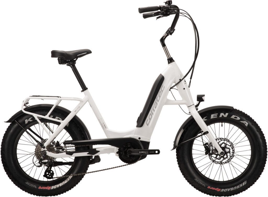 corratec E-Bike Touren Bike LIFE S CROSS P5 White/Black 20" 545 Wh Wave, 9 Gang Shimano SHIMANO RD-U4000, CUES, GS 9-SPEED Schaltwerk