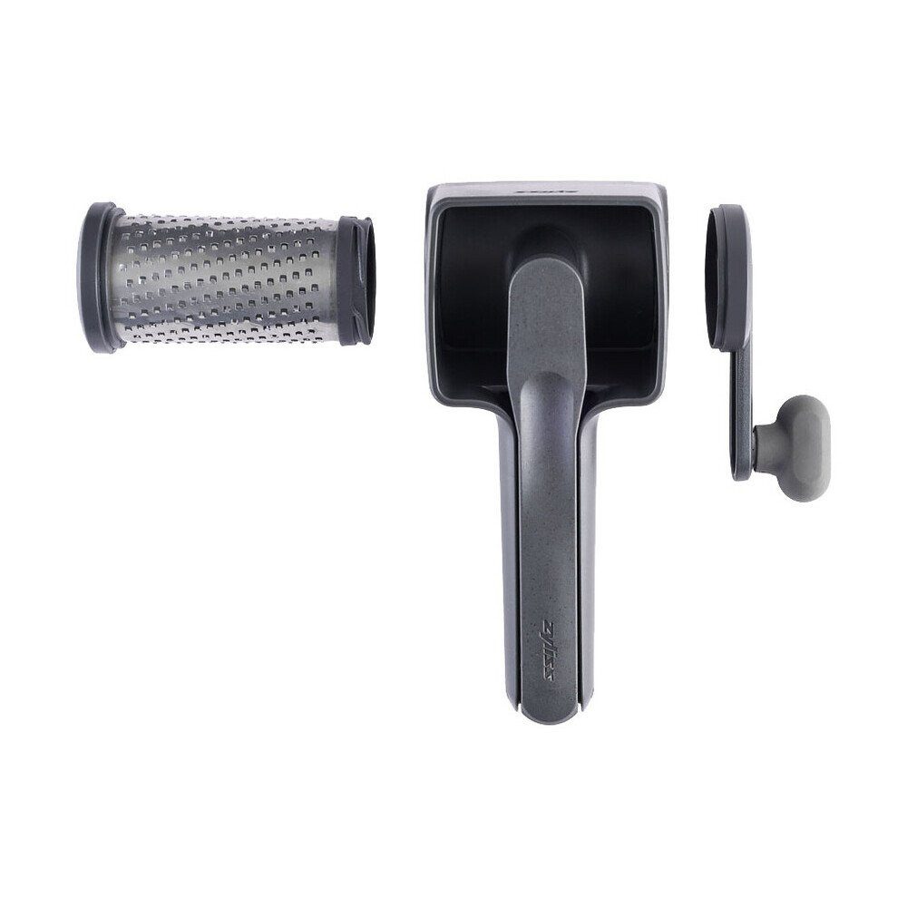 zyliss Käsereibe Professional Käsereibe 17,9x12,7x8 cm schwarz, Edelstahl, (1-St), Käsereibe Professional grau – Bild 3 von 5