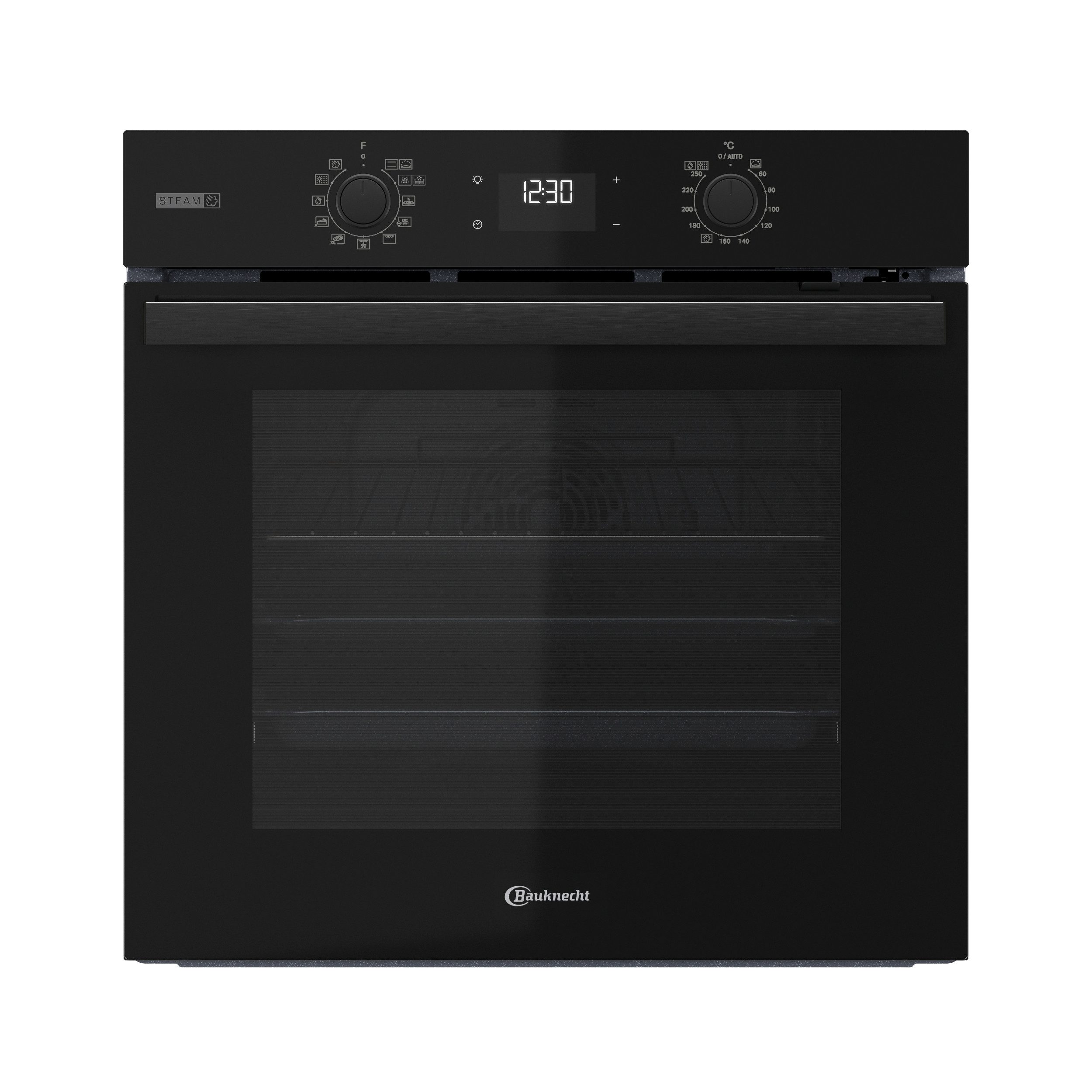 BAUKNECHT Backofen BBA2S85PU1AK, mit 1-fach-Teleskopauszug, Pyrolyse-Selbstreinigung, AirFry-Funktion – die gesündere Alternative zur Fritteuse