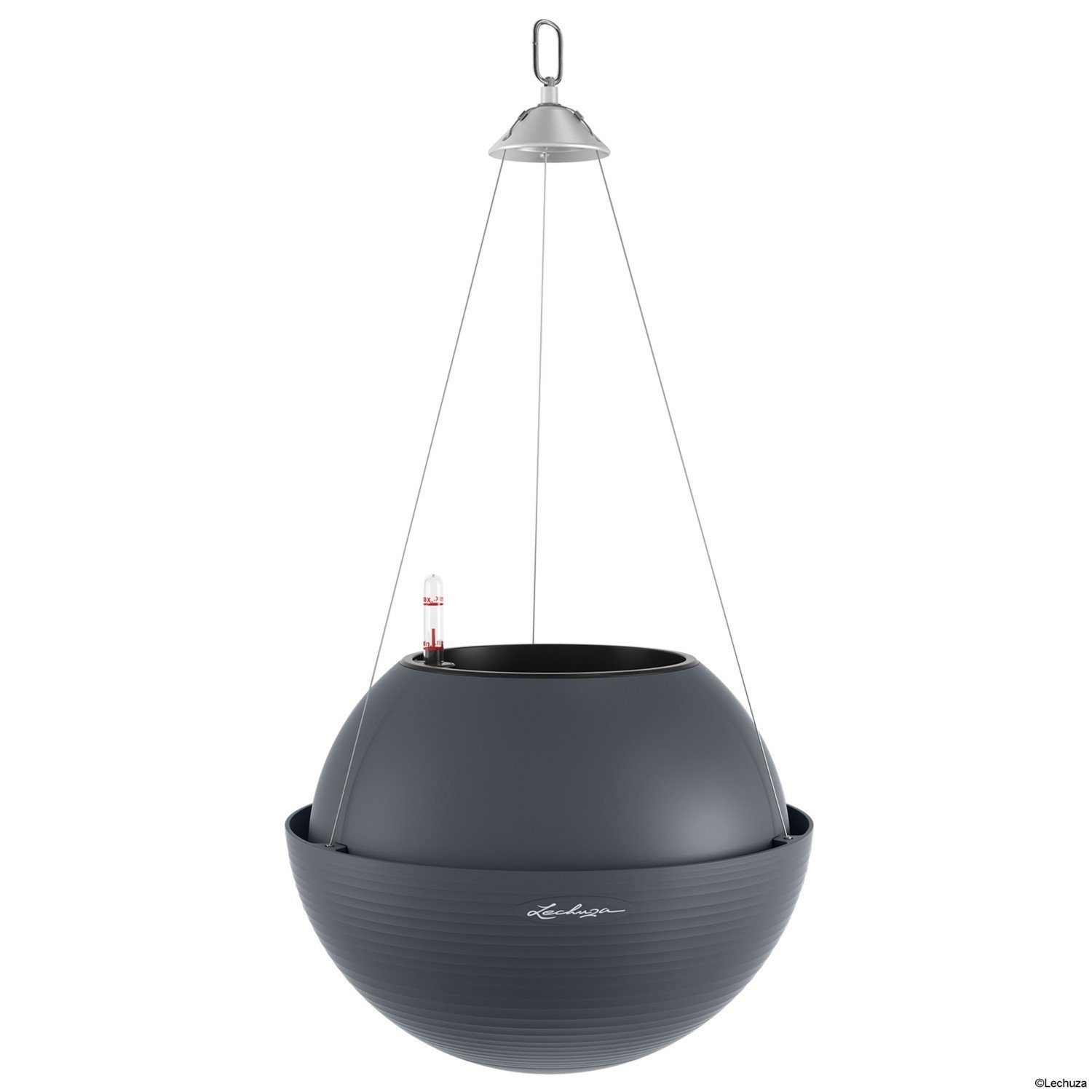 Kräutertopf Hängeampel Bola Color 32 schiefergrau