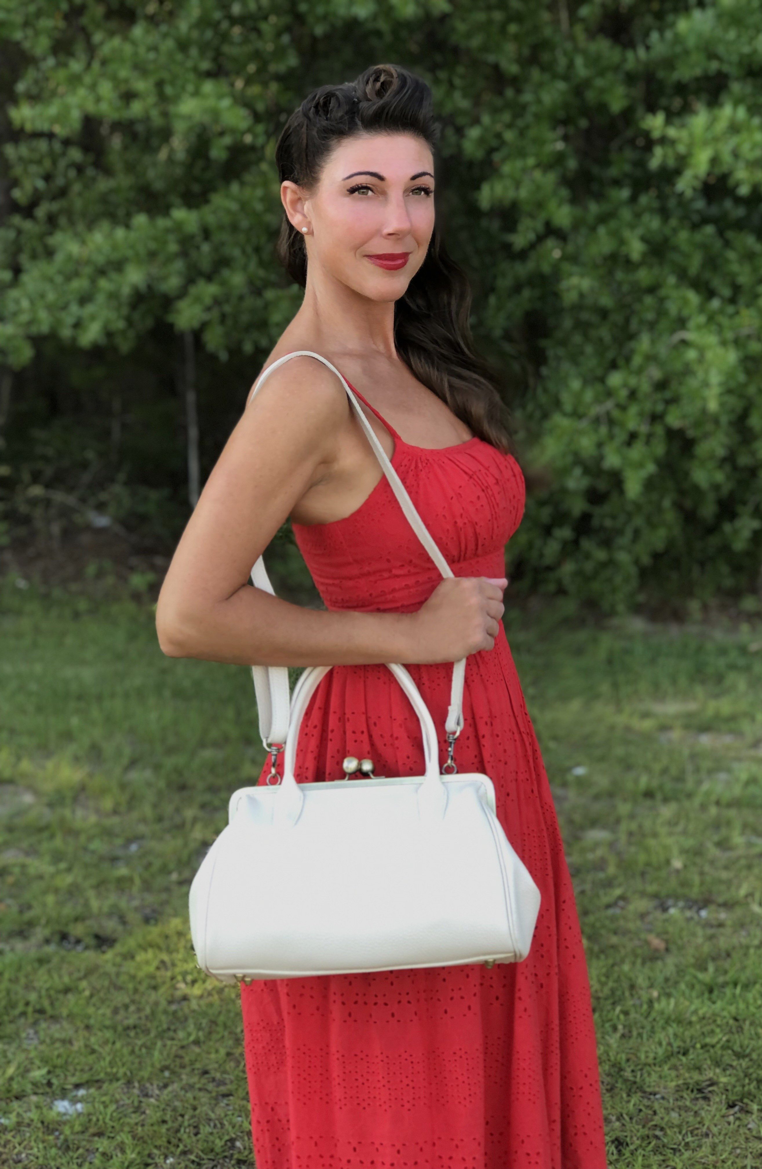 Taschenkinder Henkeltasche Leder Handtasche, Henkeltasche "große Aurelie" Schultertasche Damen, Echtes Leder vom Rind