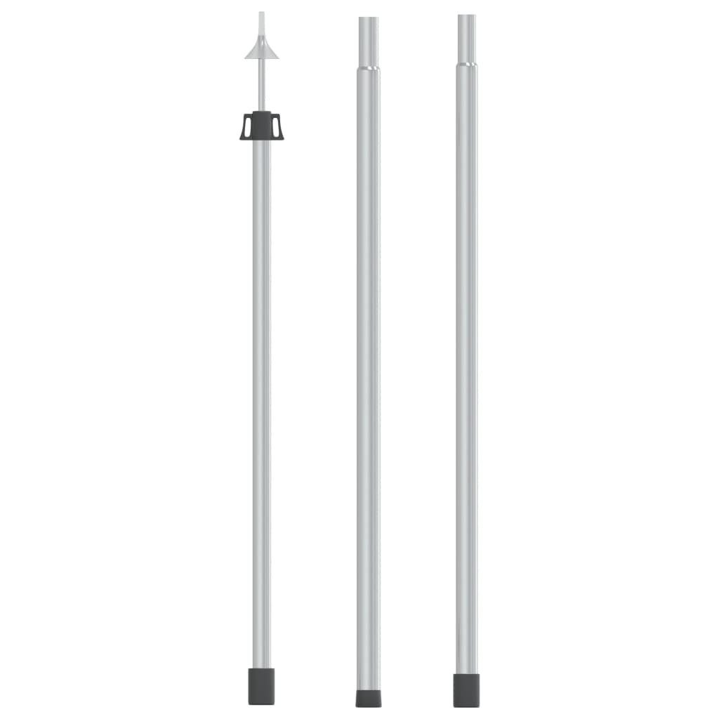Vorzelt Teleskop-Tarpstange 102-260 cm Aluminium
