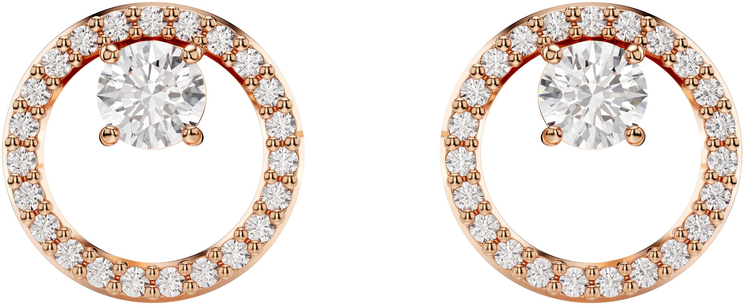 Swarovski Paar Ohrstecker Constella Pavé, mit Swarovski® Zirkonia (synth) günstig online kaufen