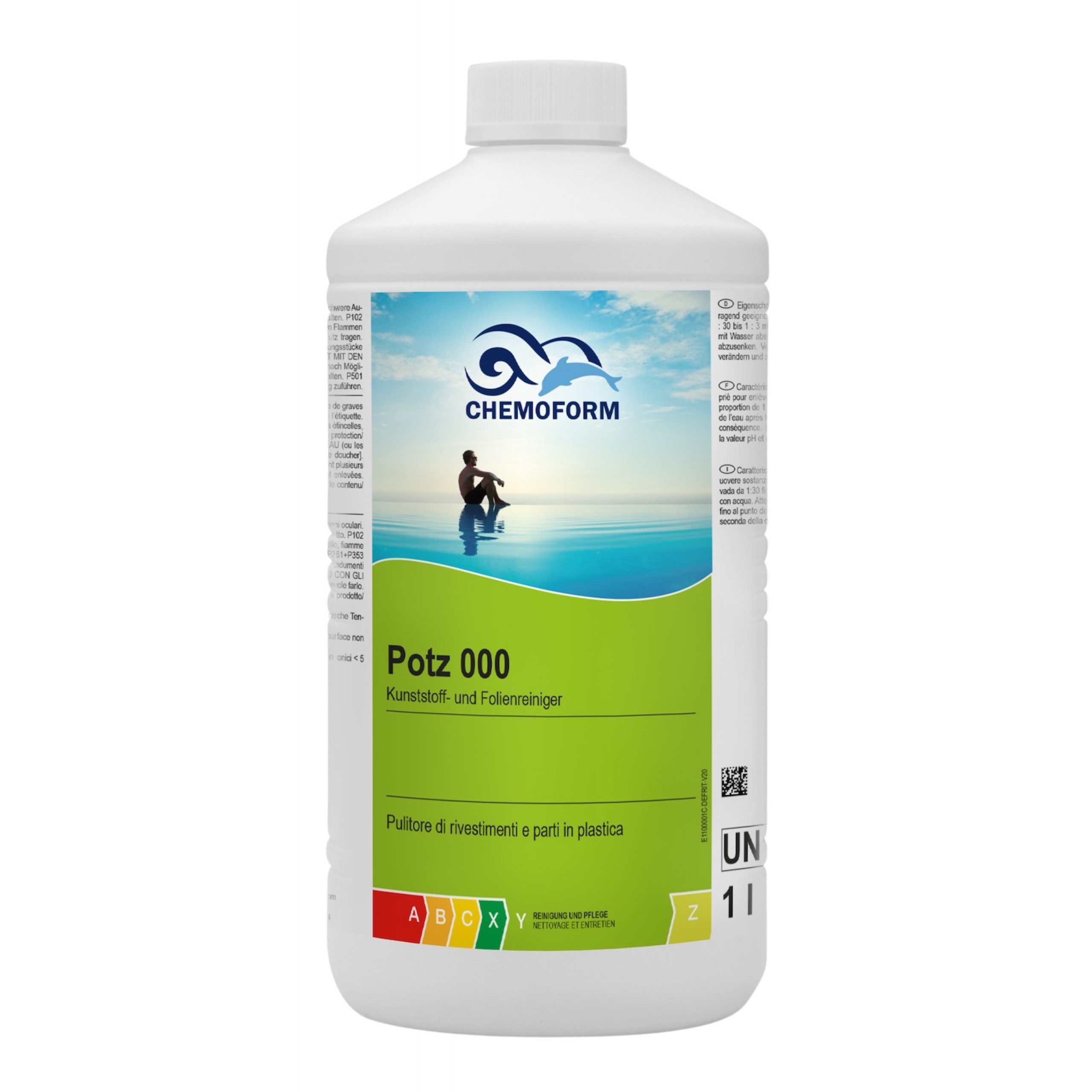 Chemoform Обслуживание бассейна Chemoform Potz 000 1 l Kunststoff‑ und Folienreiniger bei