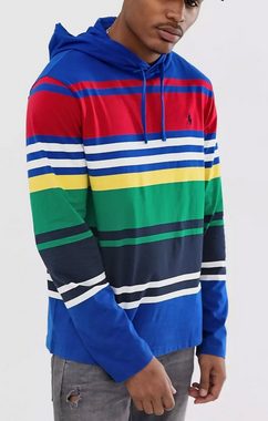 Ralph Lauren Kapuzensweatshirt POLO RALPH LAUREN Hooded LS T-Shirt Shirt Jersey Hoodie Retro Sweatshi