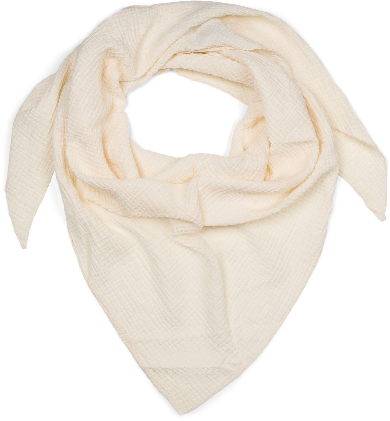 styleBREAKER Dreieckstuch Musselin Dreiecktuch Einfarbig, (1-St)