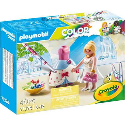 Playmobil® Konstruktionsspielsteine Color Fashion Kleid