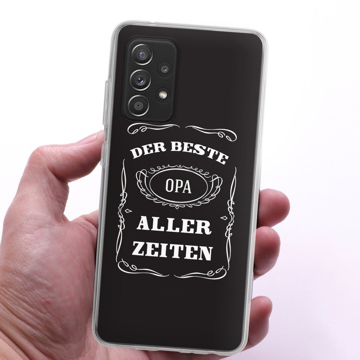 DeinDesign Handyhülle Bester Opa, Samsung Galaxy A52 5G Silikon Hülle  Bumper Case Handy Schutzhülle