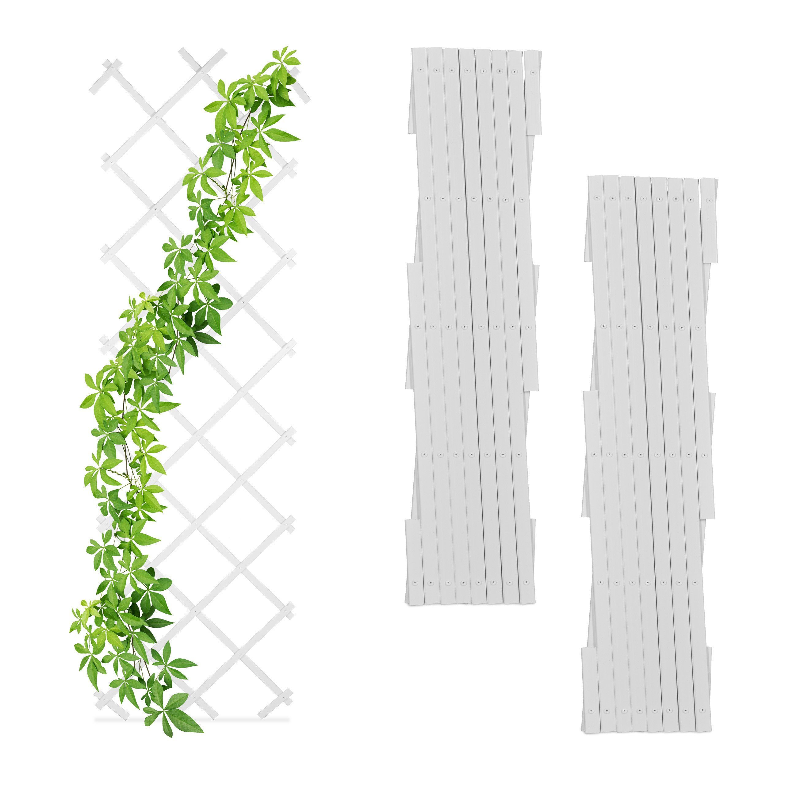 Rankgitter Ausziehbares Rankgitter 3er Set 180 cm