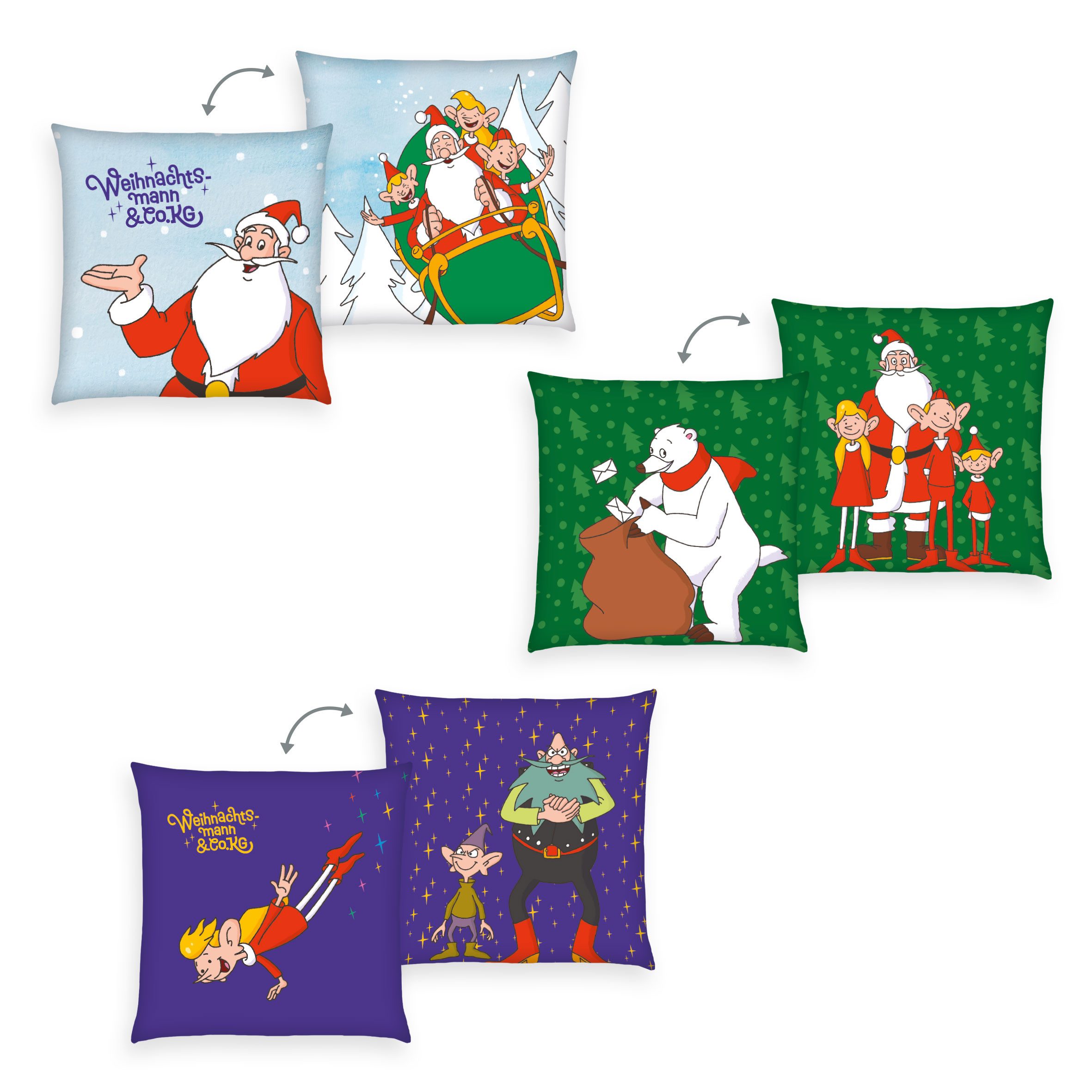 Dekokissen Weihnachtsmann & Co. KG, Dekokissen