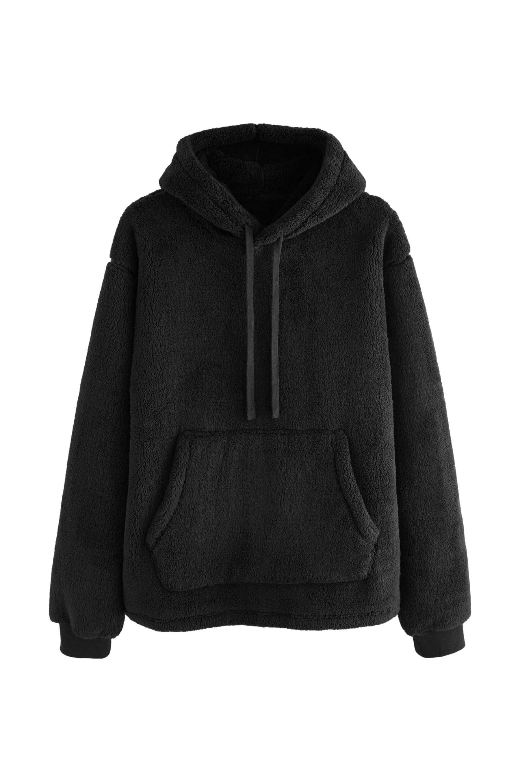 Kapuzenpullover Kapuzensweatshirt mit Teddyfell