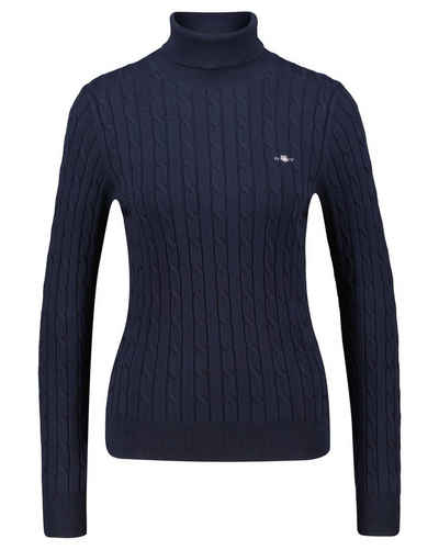 Gant T-Shirt Damen Strickpullover mit Rollkragen (1-tlg)
