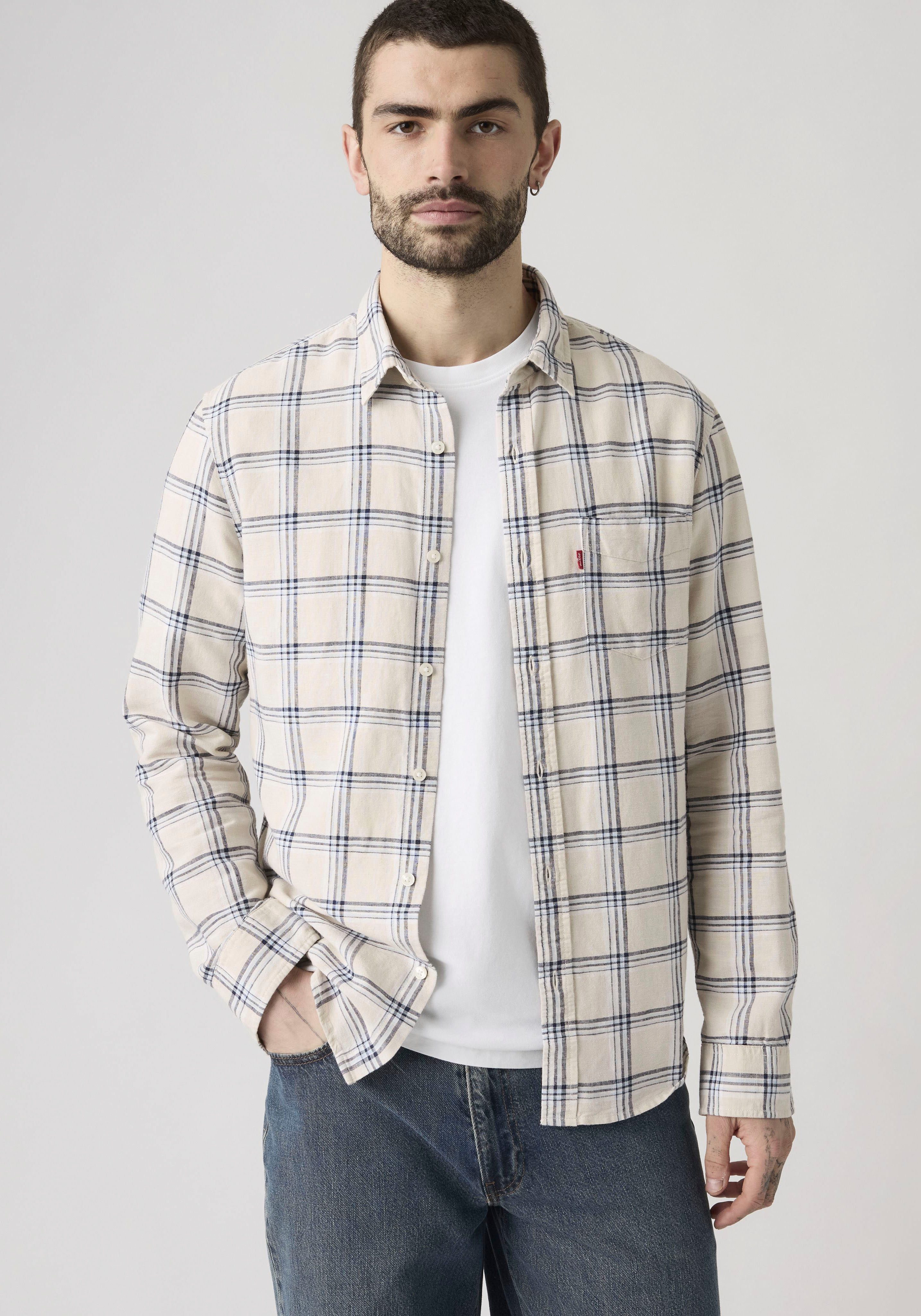 Levi's® Karohemd SUNSET 1 POCKET STAND mit Brusttasche günstig online kaufen