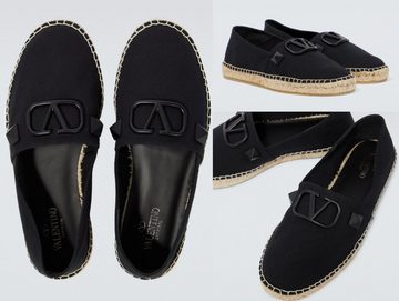 VALENTINO GARAVANI VALENTINO GARAVANI Espadrilles Stud Sign Canvas V-logo Sneakers Shoes Sneaker