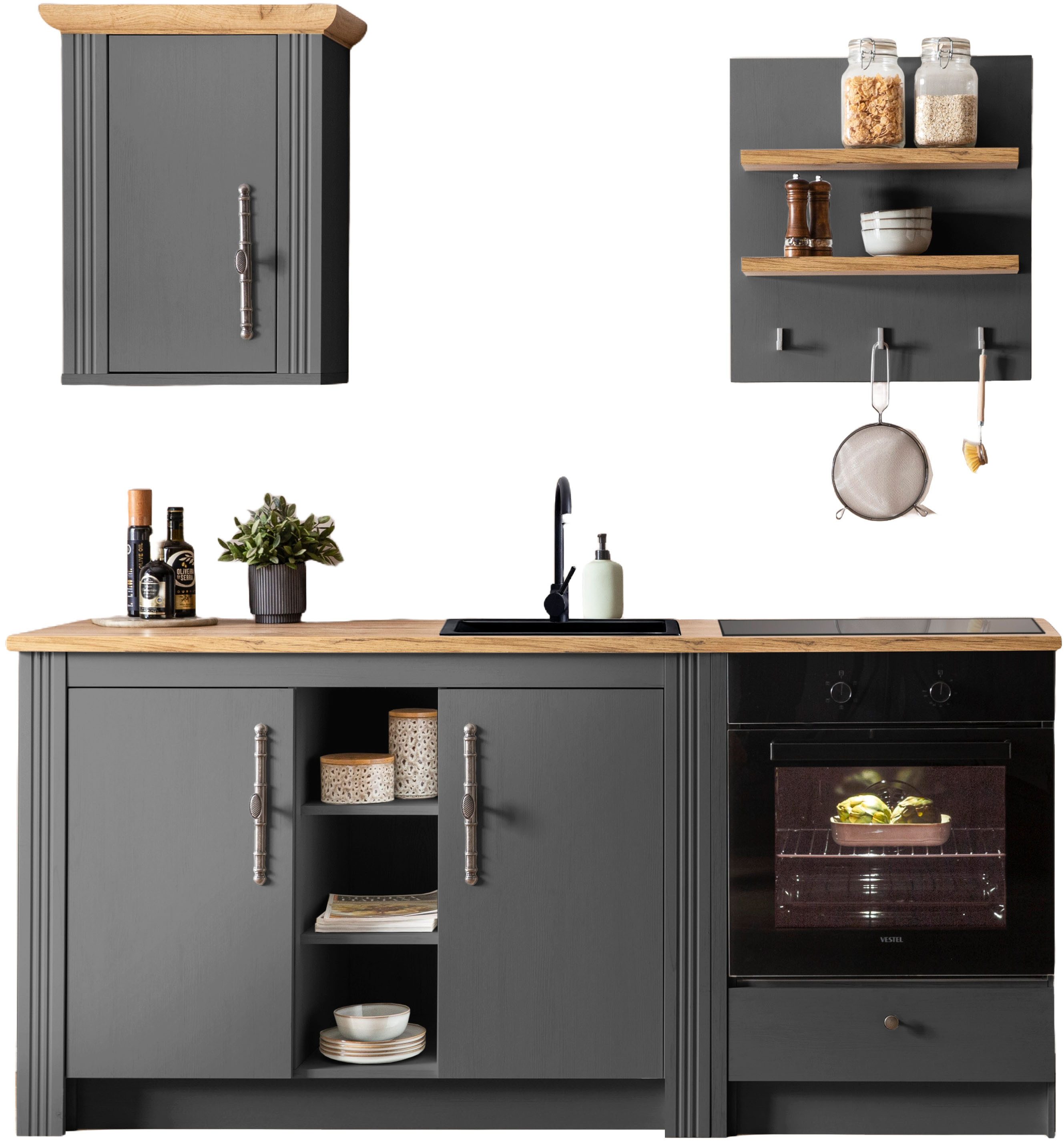 OTTO home Küchenzeile KS-Westminster, Pantryküche im Landhaus Stil, hochwer günstig online kaufen