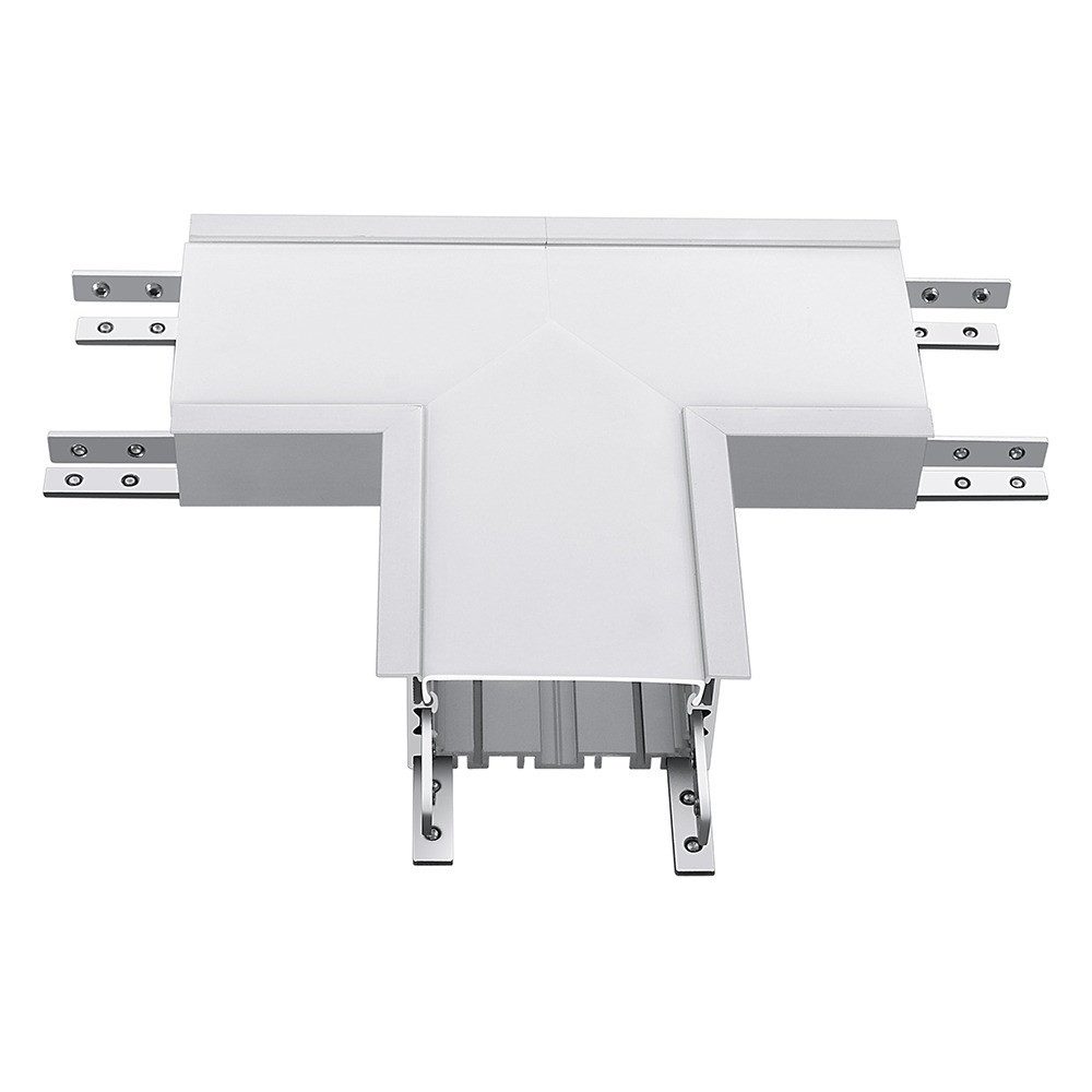 V-TAC Einbauleuchte, LED-Leuchtmittel fest verbaut, Neutralweiß, LED T-Verbinder Lichtsystem Einbauleuchte Deckenleuchte Weiß L 27,5 cm
