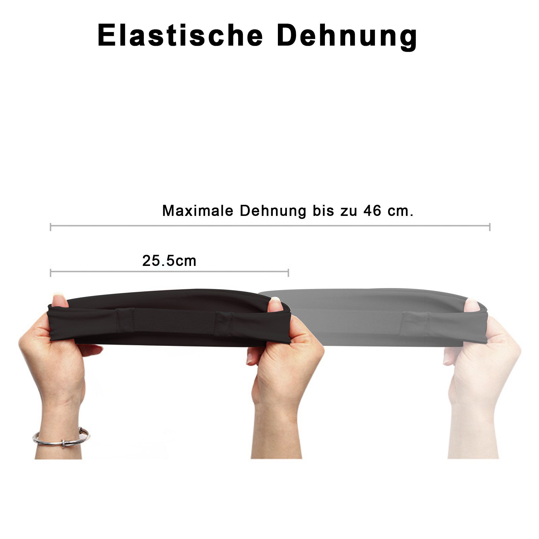 Mutig Stirnband Sport Stirnbänder für Damen& Herren,Antibakterielles Schweißband Stirn (Elastische Haarband Breit) Elastisch rutschfest Haarband für Joggen,Laufen,Fitness,Yoga,Radfahren