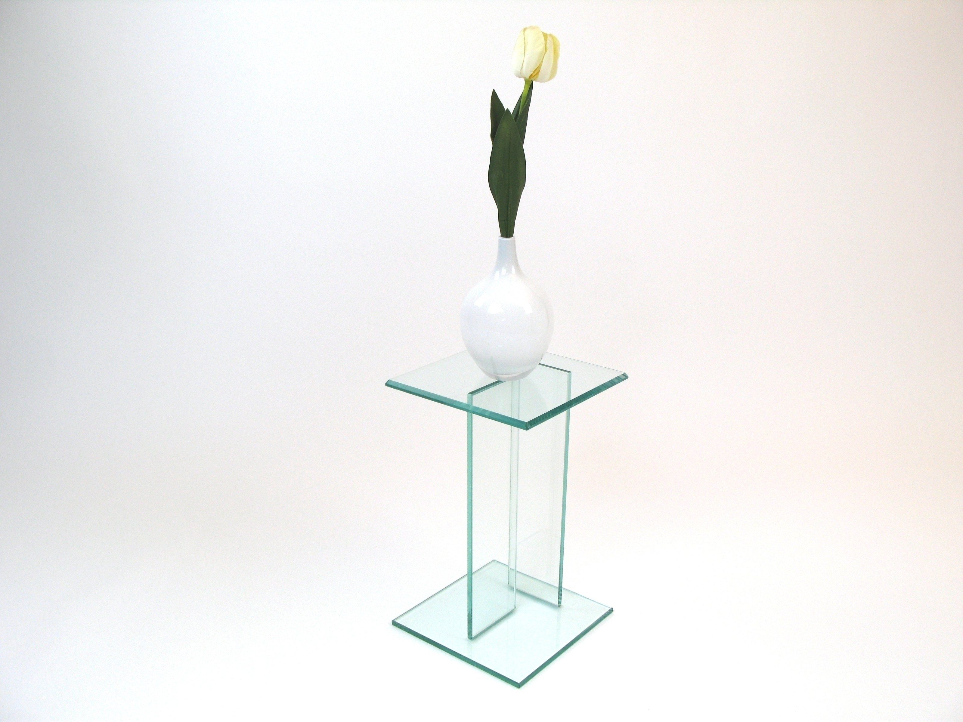 Concept GmbH Beistelltisch in Klarglas, Glas - 25x41x25cm (BxHxT) günstig online kaufen