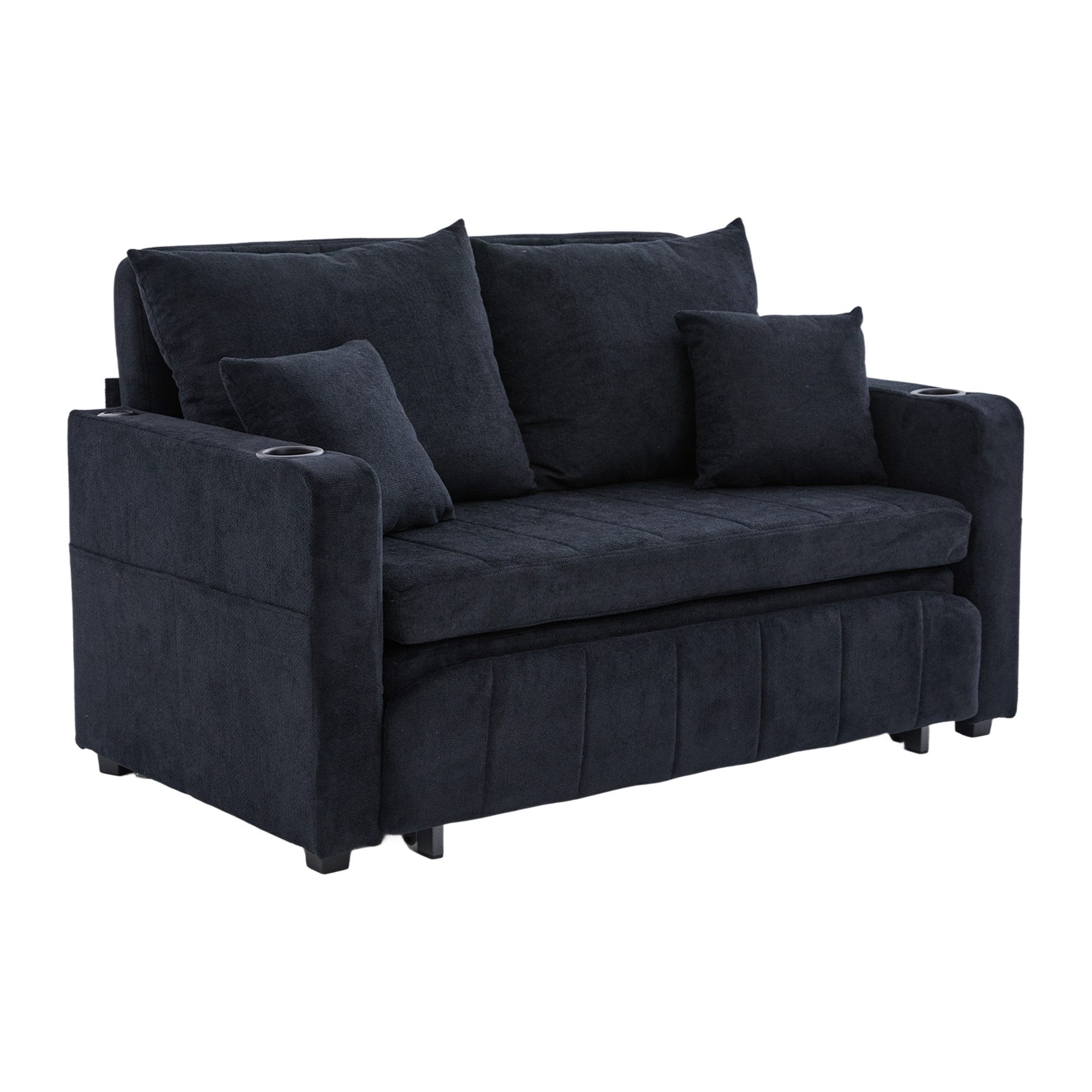 BlingBin Sofa Zweisitzer-Sofa Stoffsofa Schlafsofa Klappbares günstig online kaufen