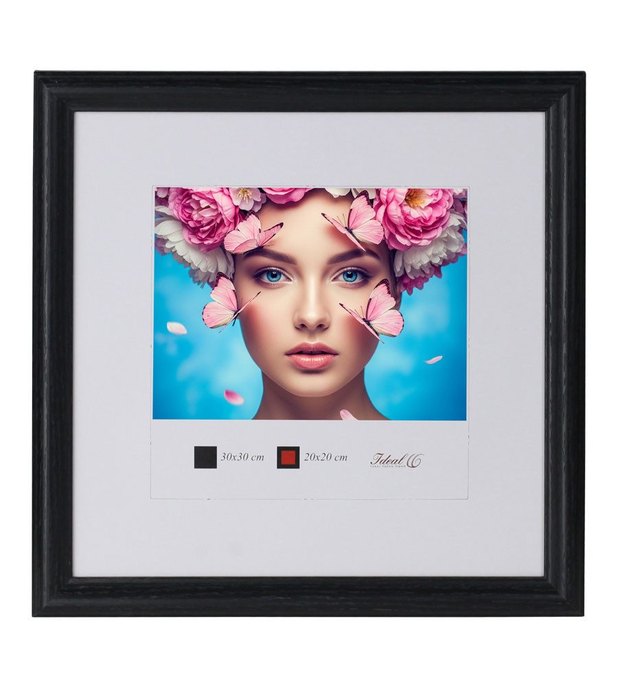 IDEAL TREND Bilderrahmen Holzrahmen mit Kunststoffglas günstig online kaufen