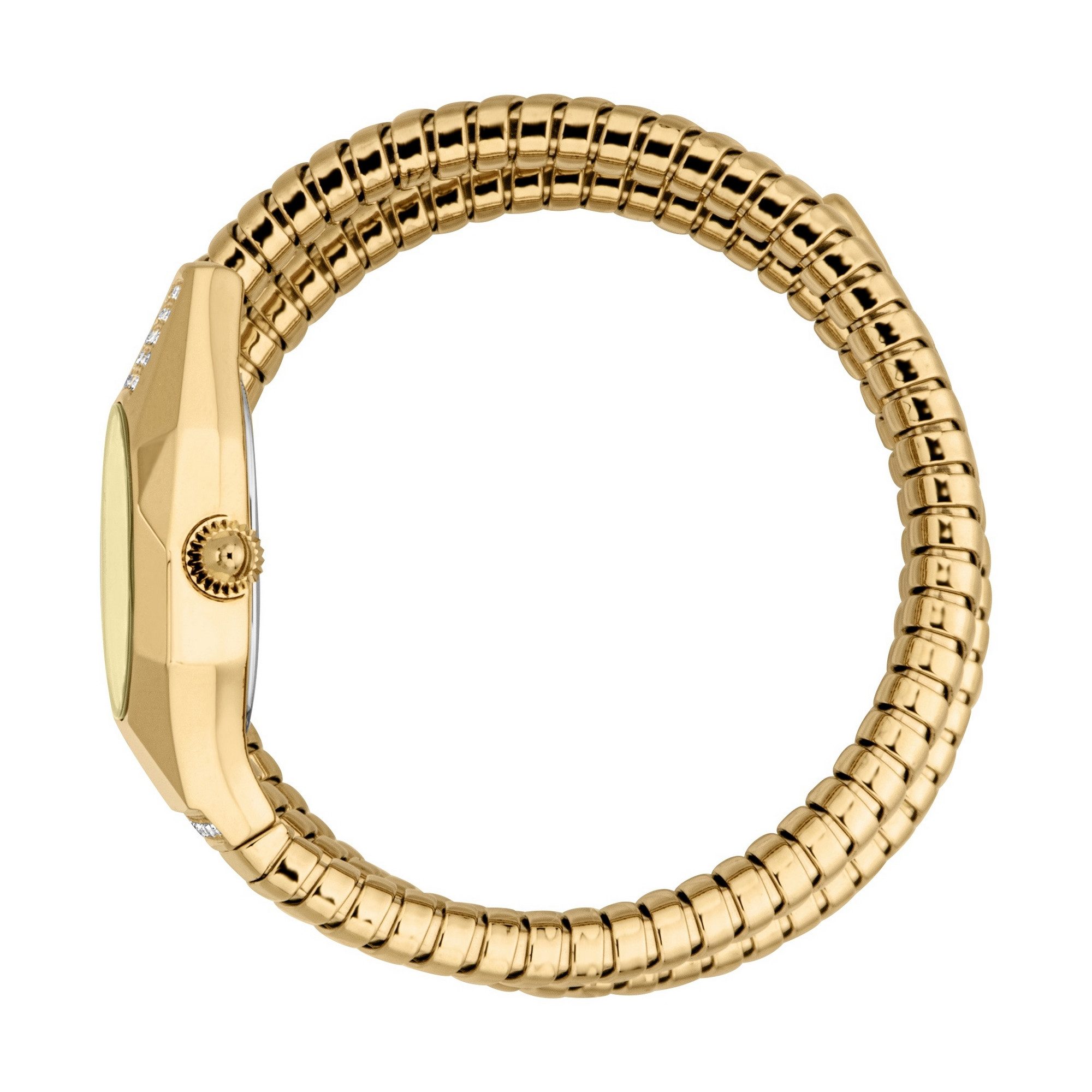 Just Cavalli Time Quarzuhr Signature Snake JC1L397M0035, Armbanduhr, Damenuhr, Edelstahlarmband, analog, Kristallsteine