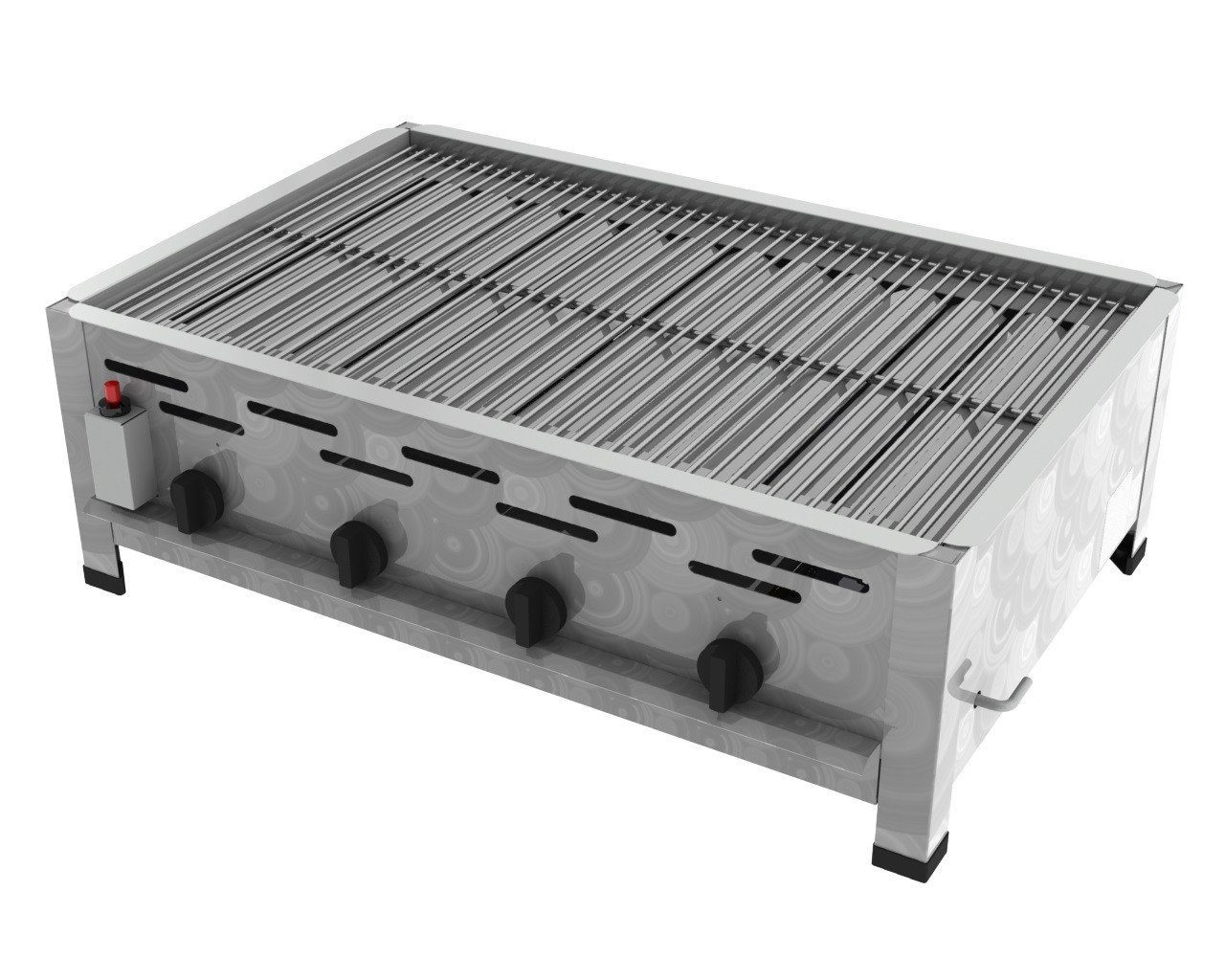 ChattenGlut Gasgrill ChattenGlut Gastrobräter 18kW mit Edelstahlrost, BxTxH: 810x530x270 cm