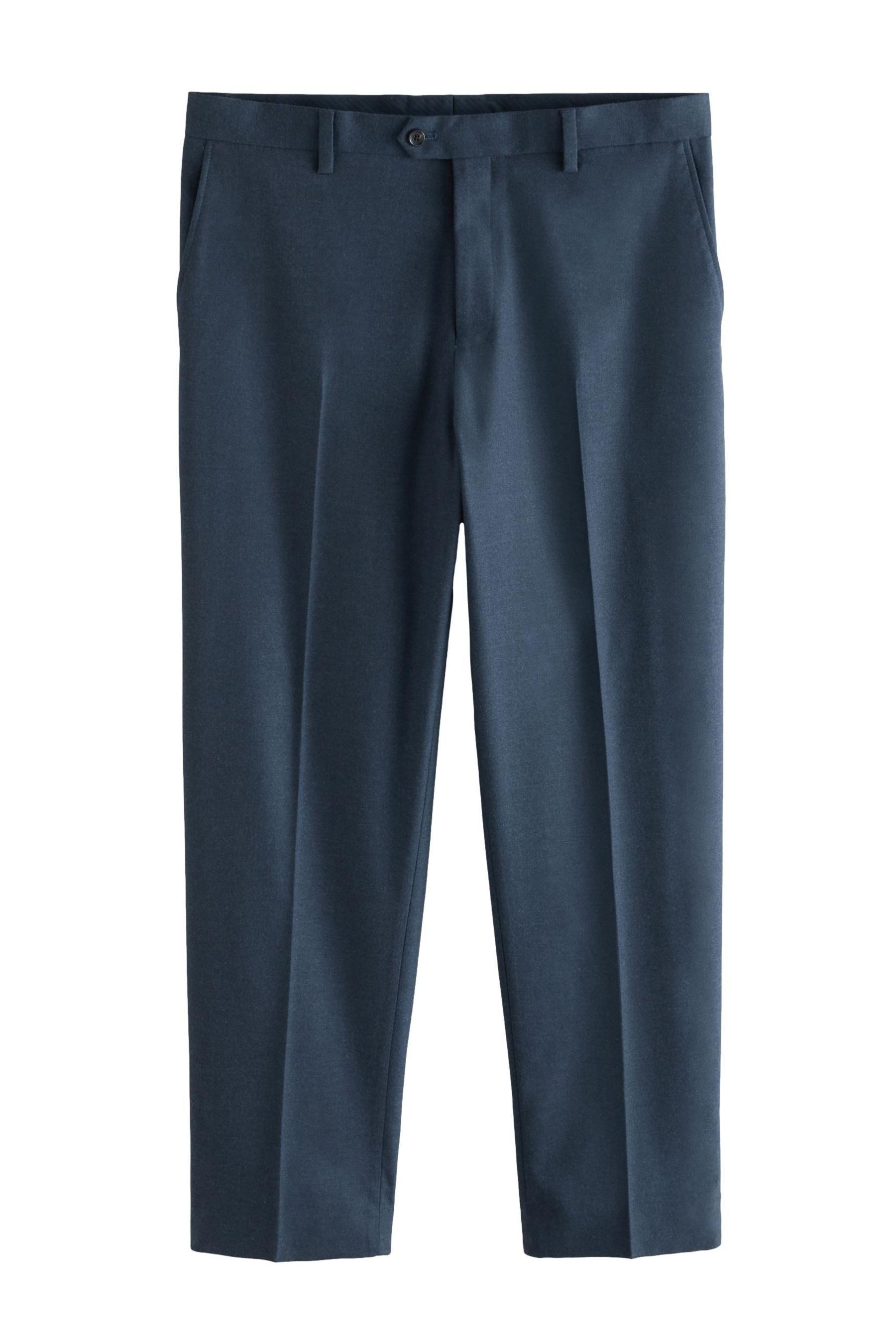 Anzughose Slim Fit Anzughose mit Flanellstruktur