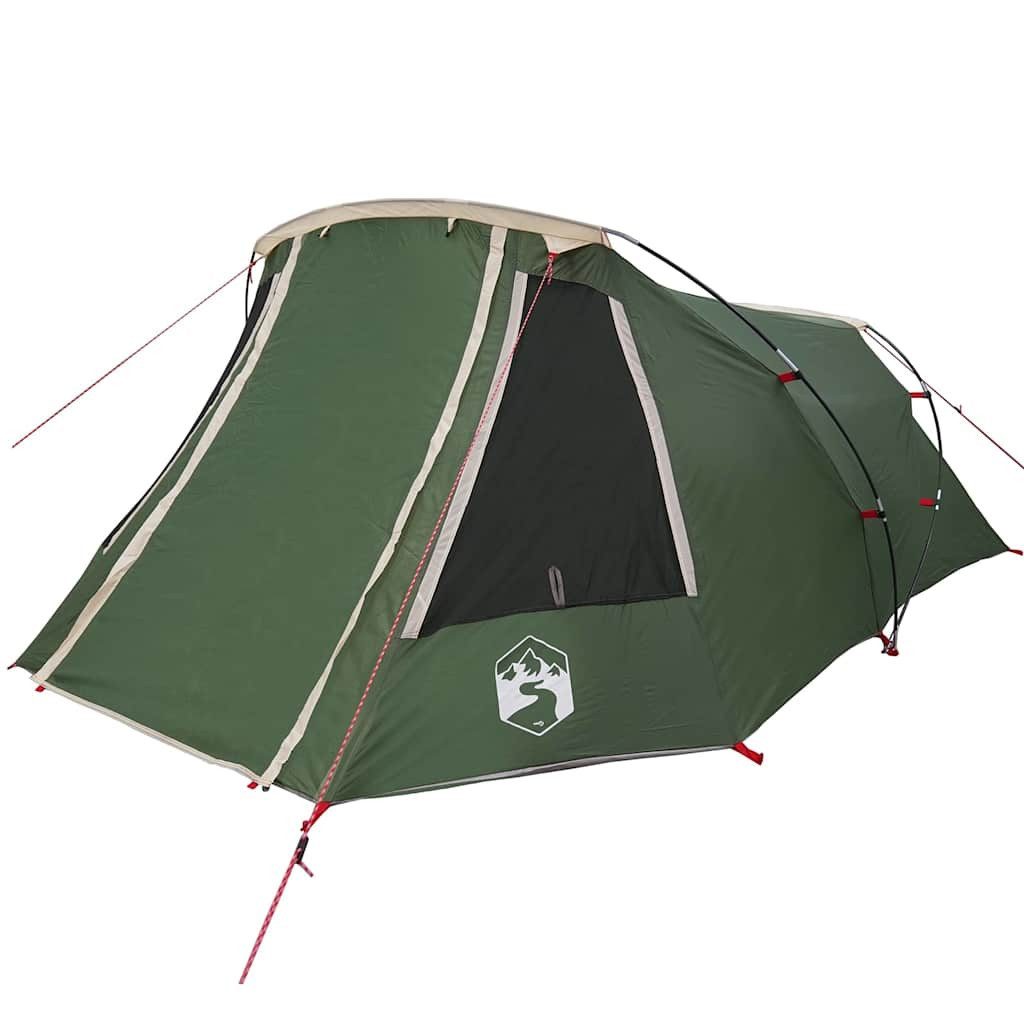 vidaXL Tunnelzelt Tunnelzelt für 3 Personen Grün und Weiß 328 x 228 x 115 cm, (1 tlg)