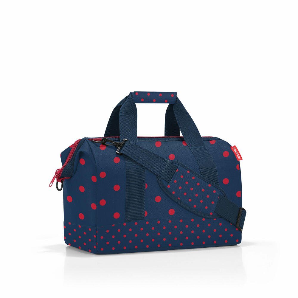 Reisetasche allrounder M Mixed Dots Red 18 L