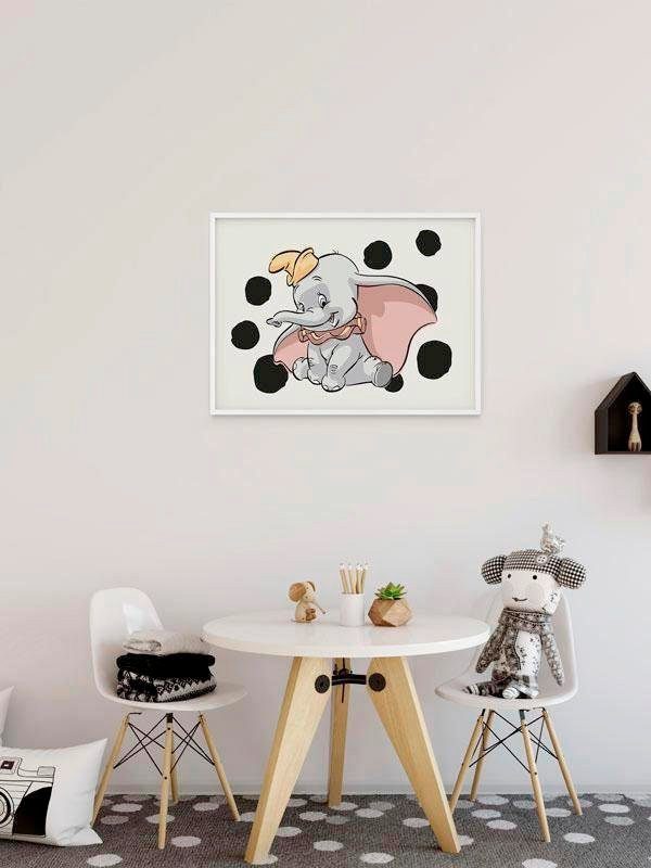 Disney Landscape, St), Poster Schlafzimmer, Komar (1 Wohnzimmer Dots Dumbo Kinderzimmer,