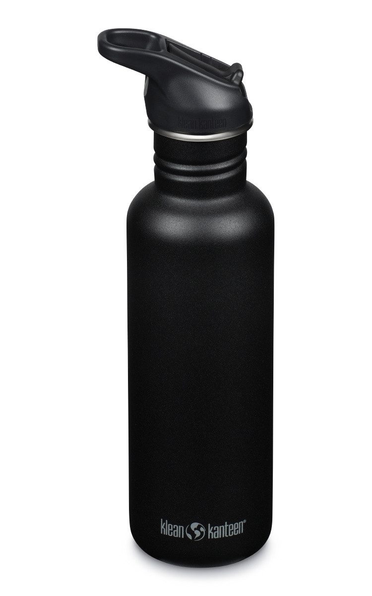 Klean Kanteen Trinkflasche 800ml Kanteen®Classic (Flip Sport) Schwarz Black